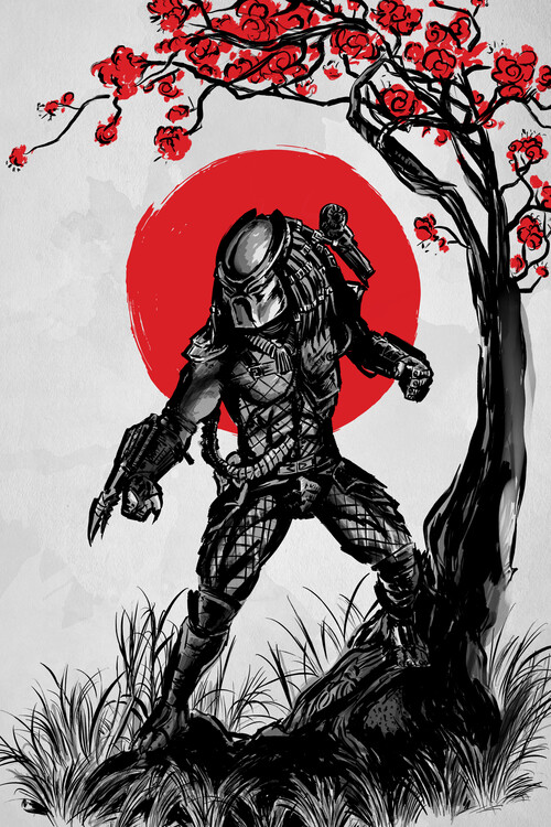 Poster Hunter under the tree