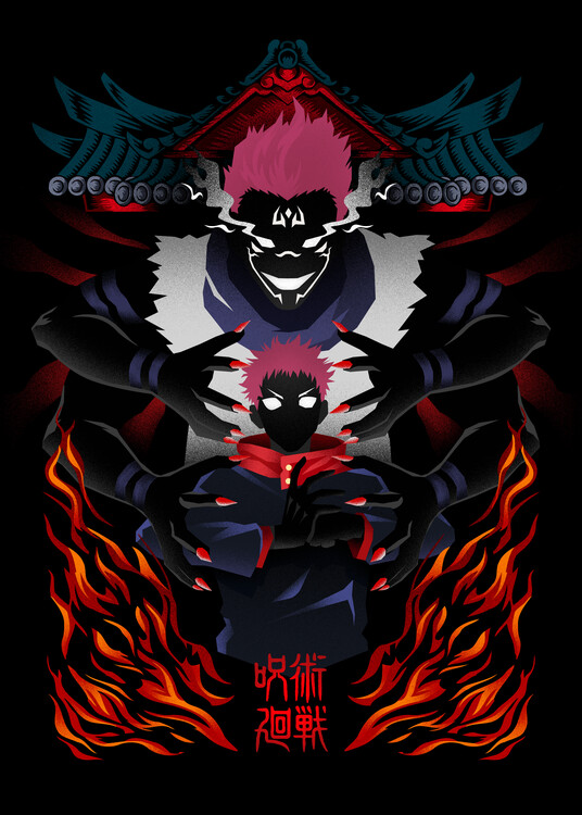 Poster sukuna king of curses