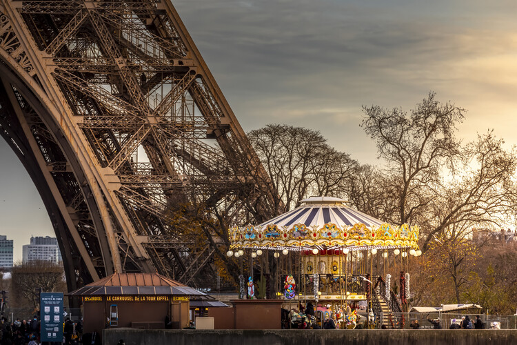 Poster Carousel In Paris
