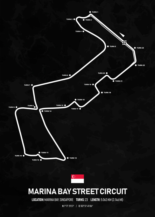 Poster Marina Bay Street Circuit