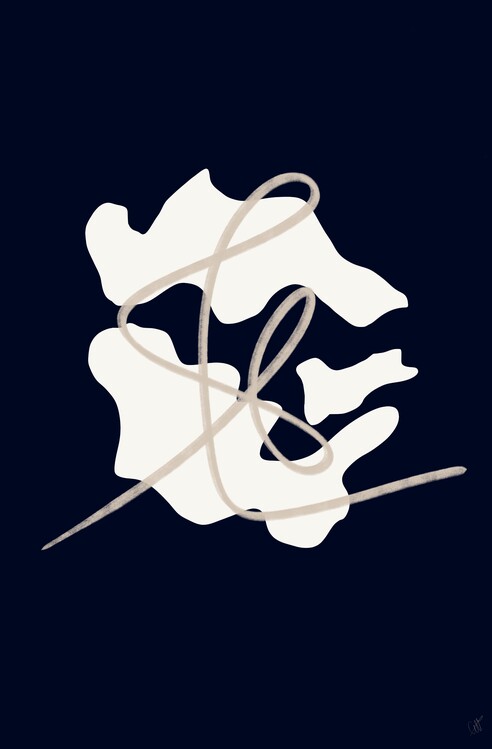 Canvas Print Scandi abstract #4