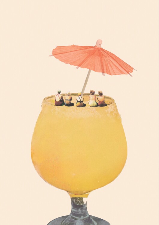 Poster Holiday in a glass 2