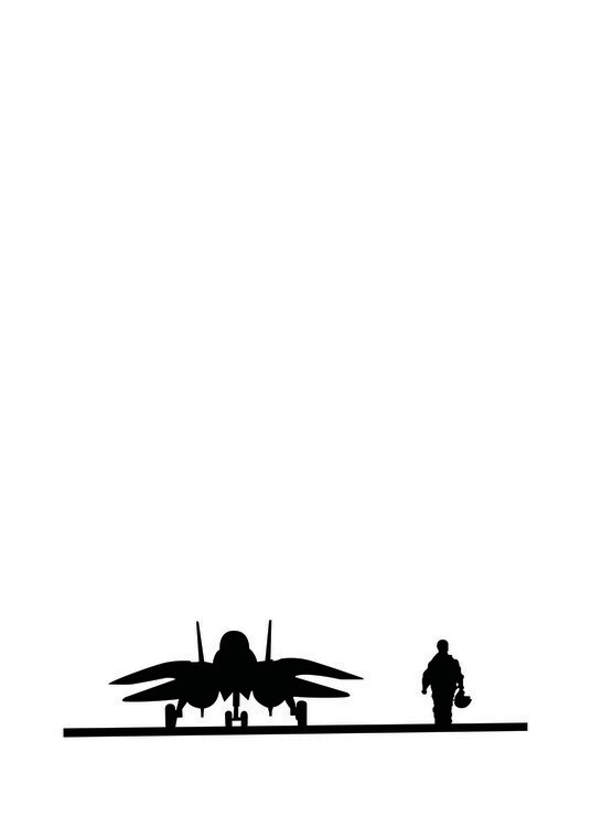 Poster Top Airplane