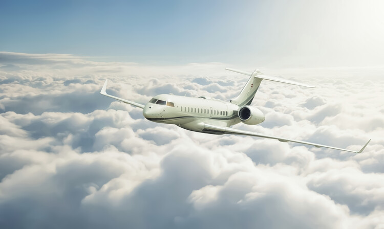 Canvas Print Private Jet