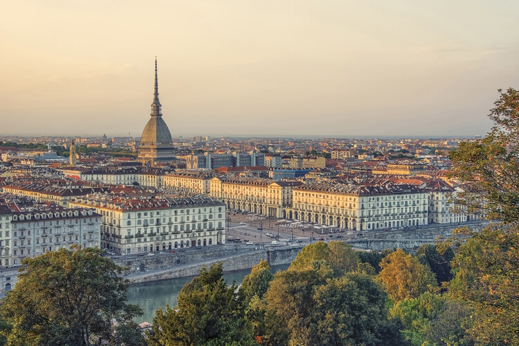 Poster Sunset In Turin
