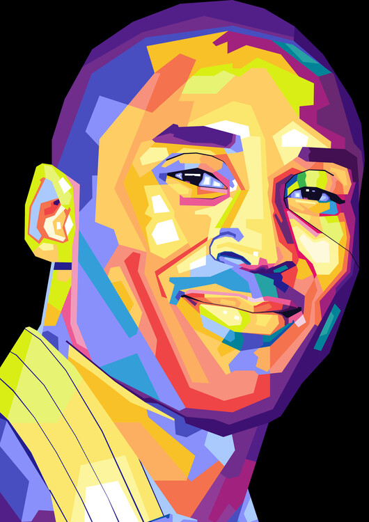 Poster kobe bryant basketball pop art