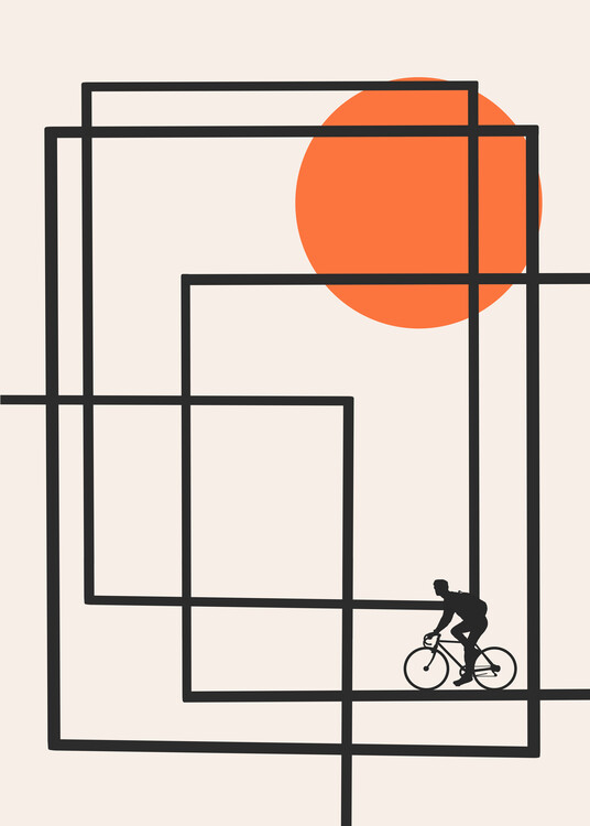 Plakat Riding my bicycle