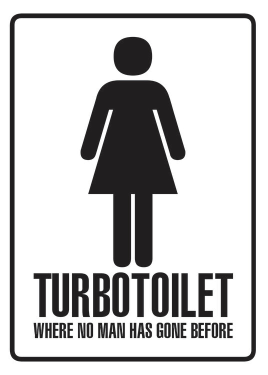 Poster Turbotoilet Women