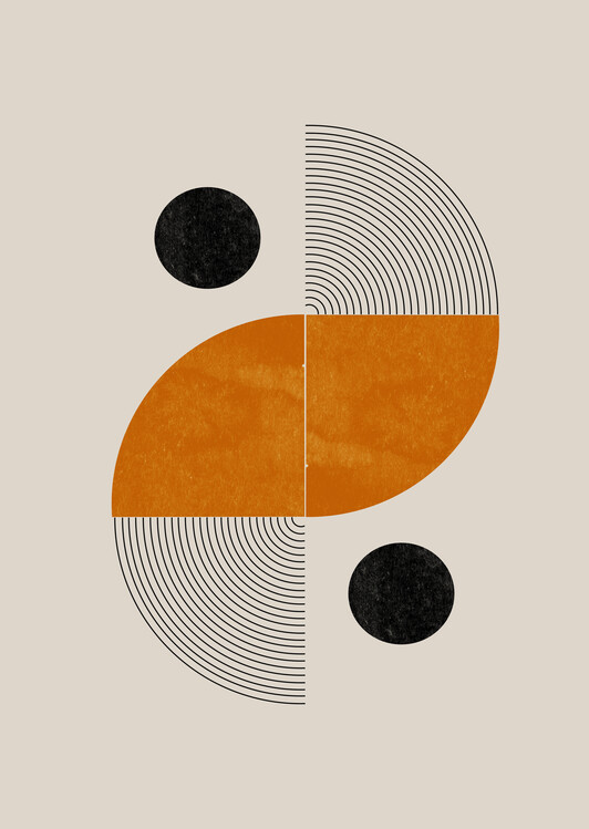 Plakát Retro Shape