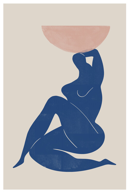 Poster Vase and Woman