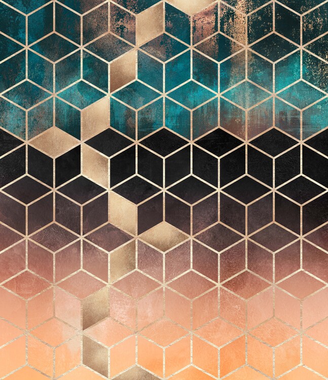 Poster Ombre Dream Cubes