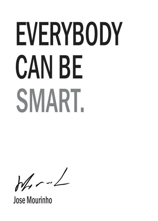 Poster Jose Mourinho Quote