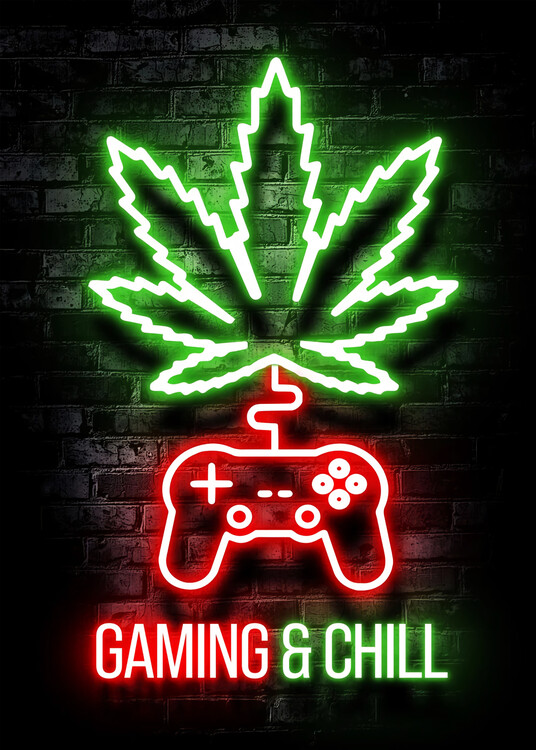 Poster Gaming and Chill