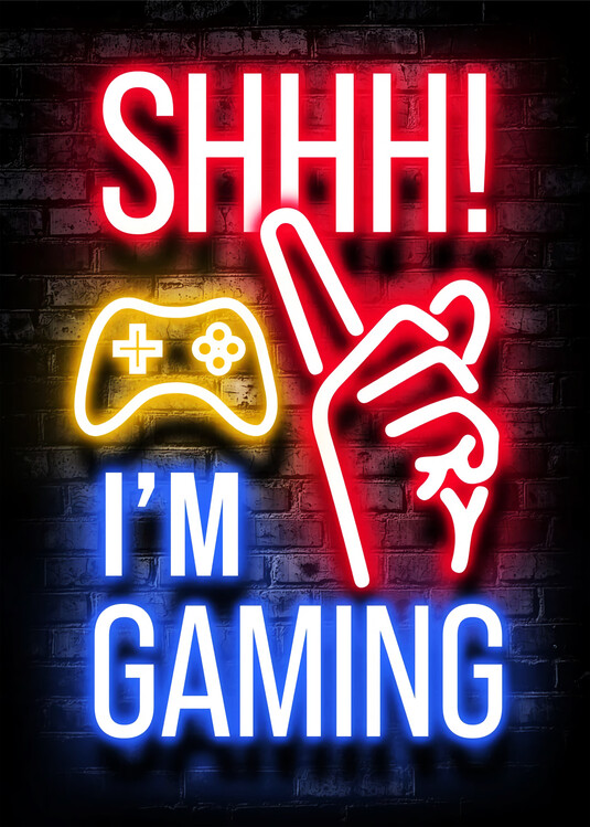 Poster Shhh! I'm Gaming