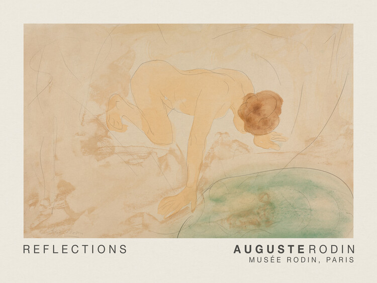 Poster Reflections - Auguste Rodin