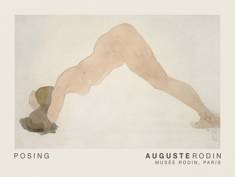 Poster Posing - Auguste Rodin
