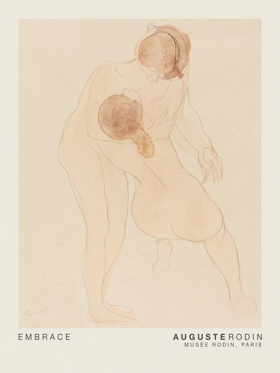 Poster Embrace - Auguste Rodin