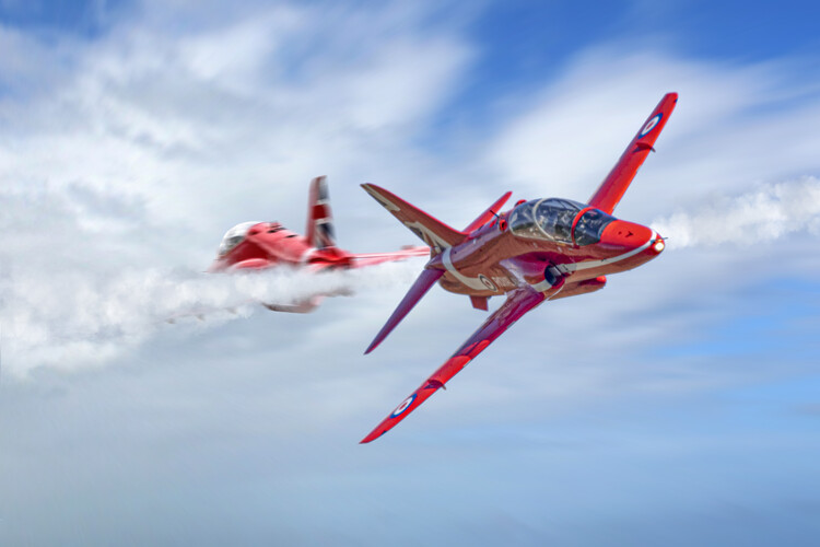 Poster Red Arrows Synchro Pair