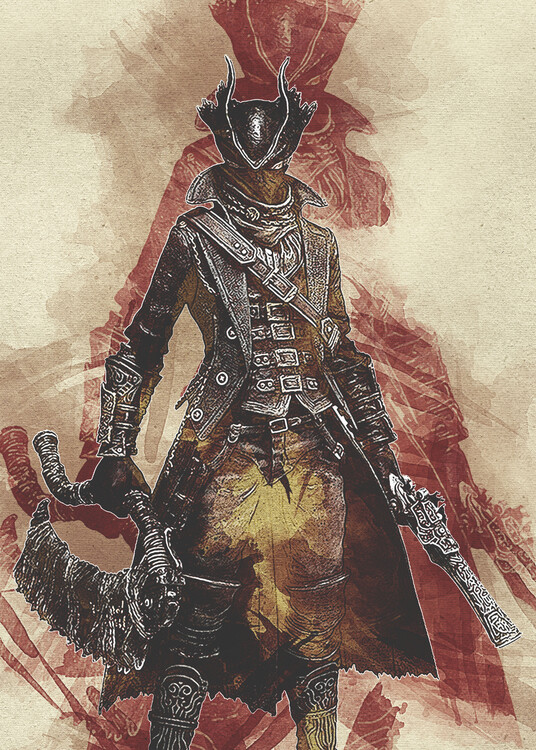 Poster Bloodborne Hunter 4
