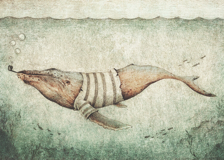 Poster Sailor of the deep ocean
