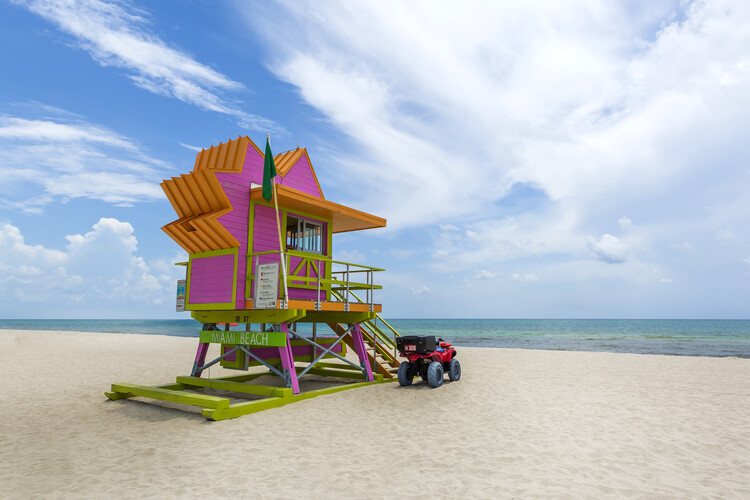Poster MIAMI BEACH Florida Flair