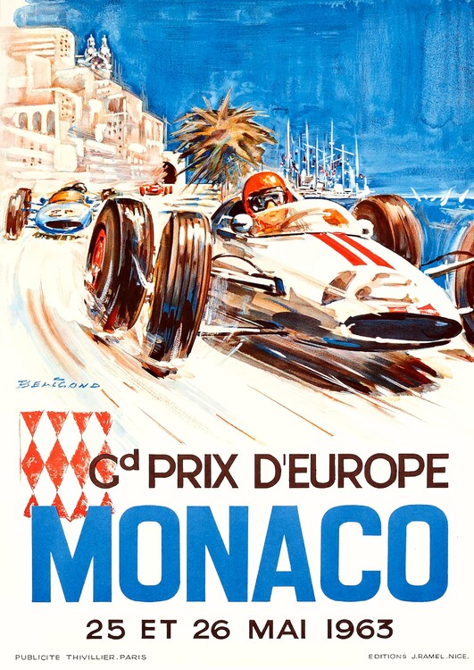 Poster Monaco, 1963