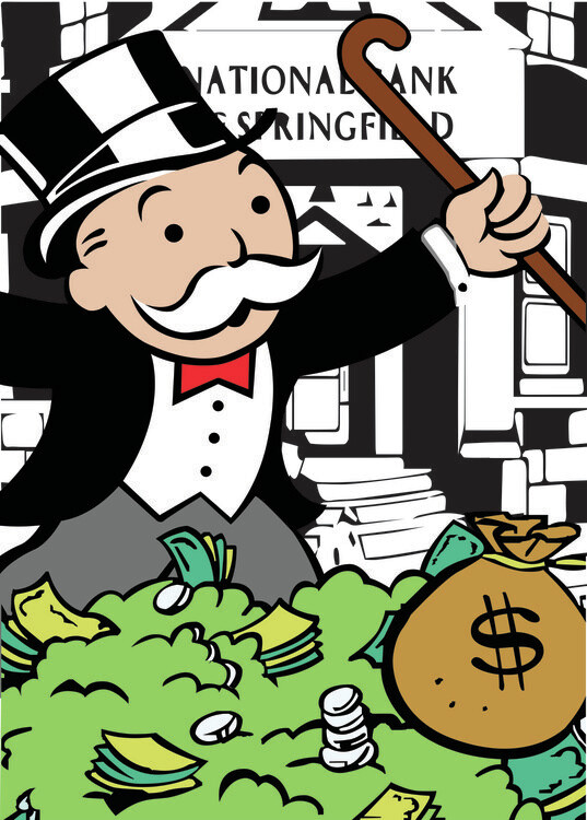 Poster Get Rich Bankman