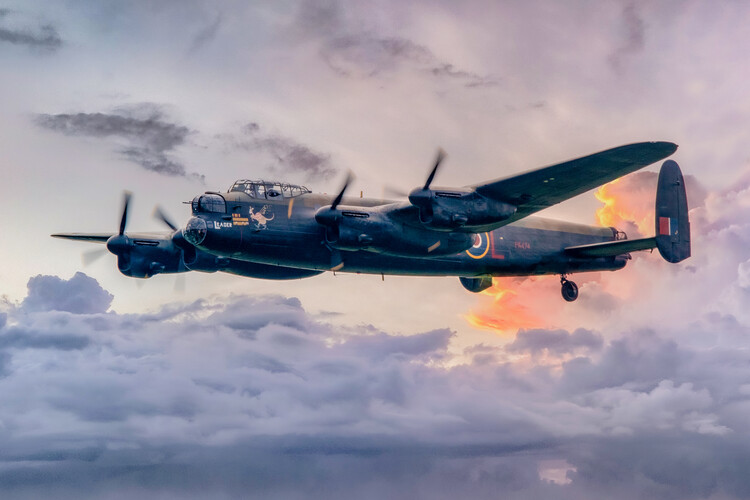 Poster Avro Lancaster Bomber RAF