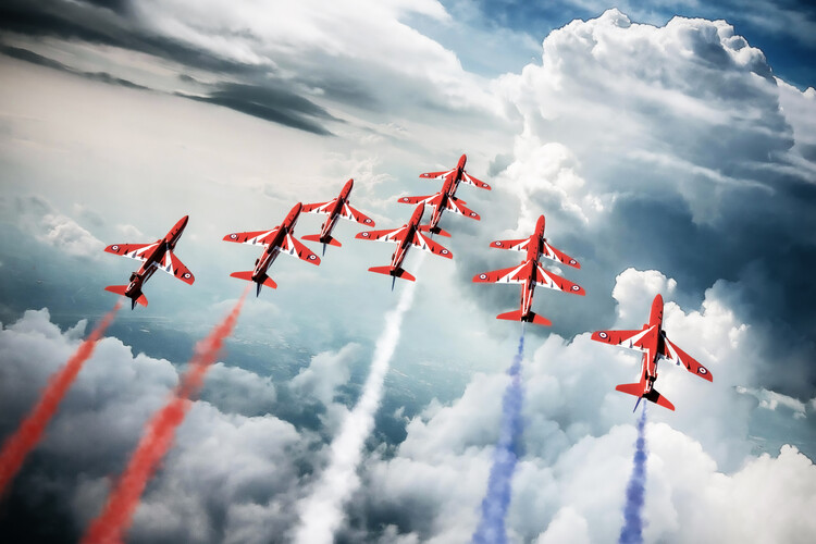 Poster Red Arrows Display team