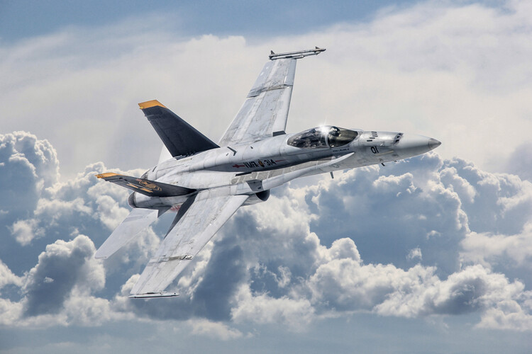 Poster US Navy F18 Hornet