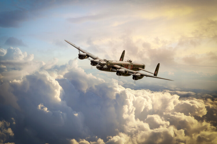 Poster Avro Lancaster Bomber RAF