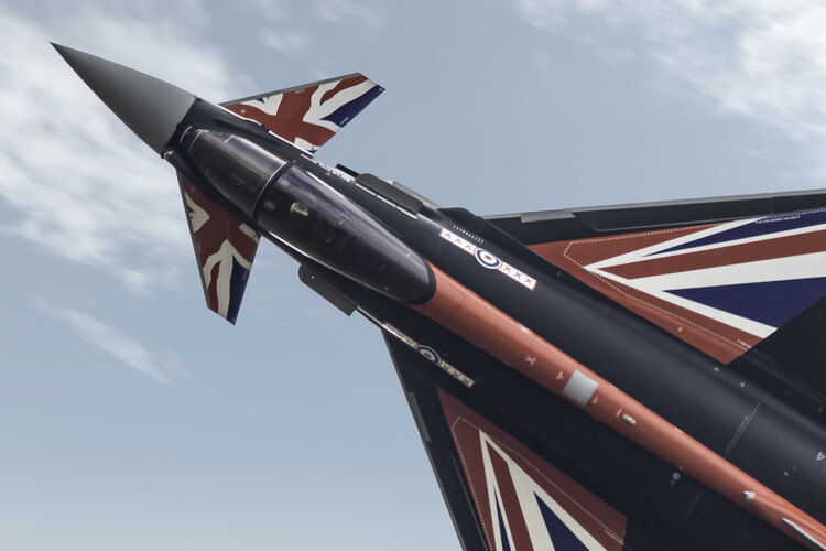 Poster RAF Eurofighter Typhoon Blackjack