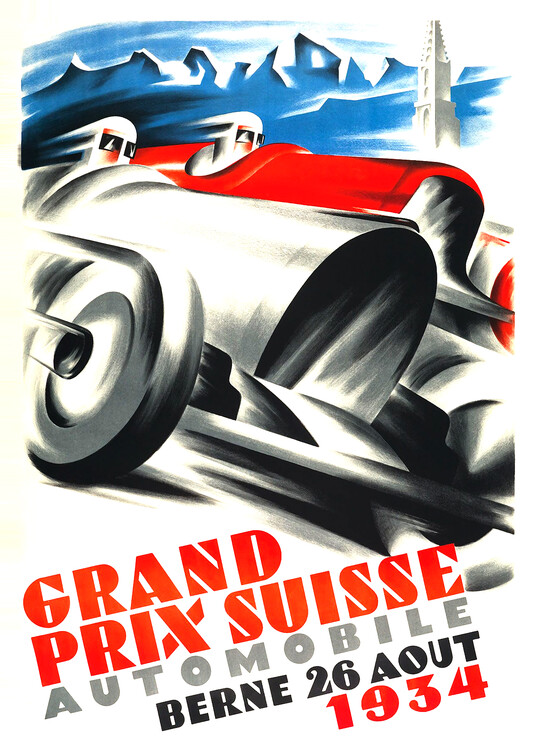Poster 1934 Swiss Grand Prix Race