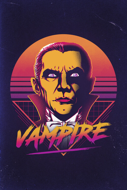 Plakat Retro Vampire