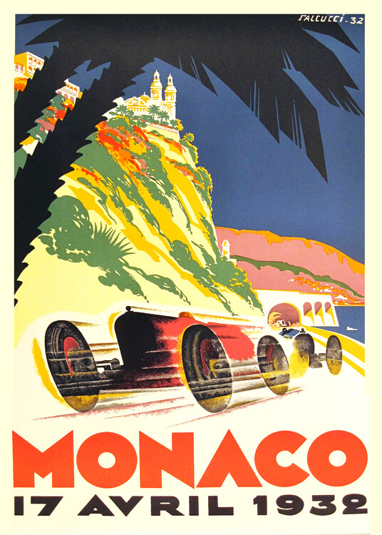 Poster 1932 Monaco Grand Prix Race