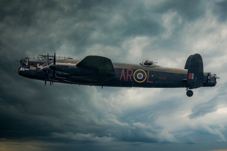 Poster Avro Lancaster Bomber Storm