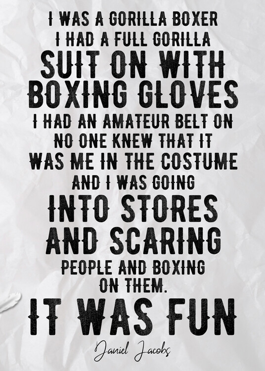 Plakát Suit On With Boxing Gloves-Gym Quote-Sport-Inspirational-Motivational-Quote