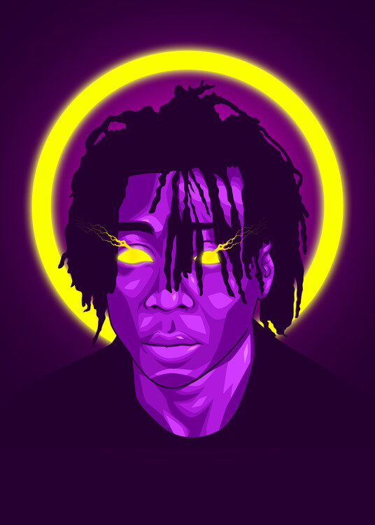 Poster Lil Neon Art Rapper