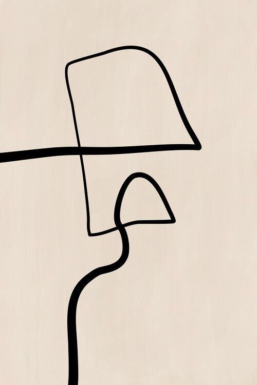 Poster Neutral One Line Poster