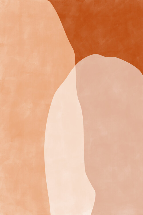 Poster Terracotta Shapes Poster No.1