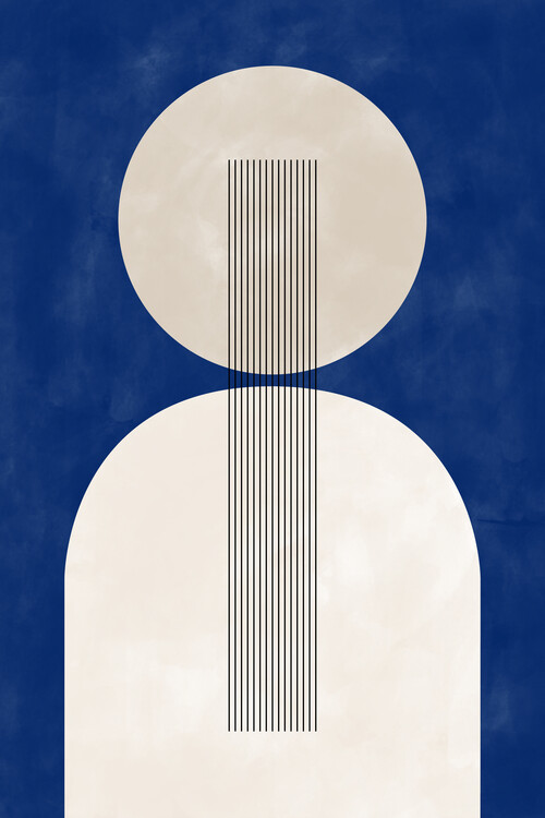 Poster Blue Bohemian Poster