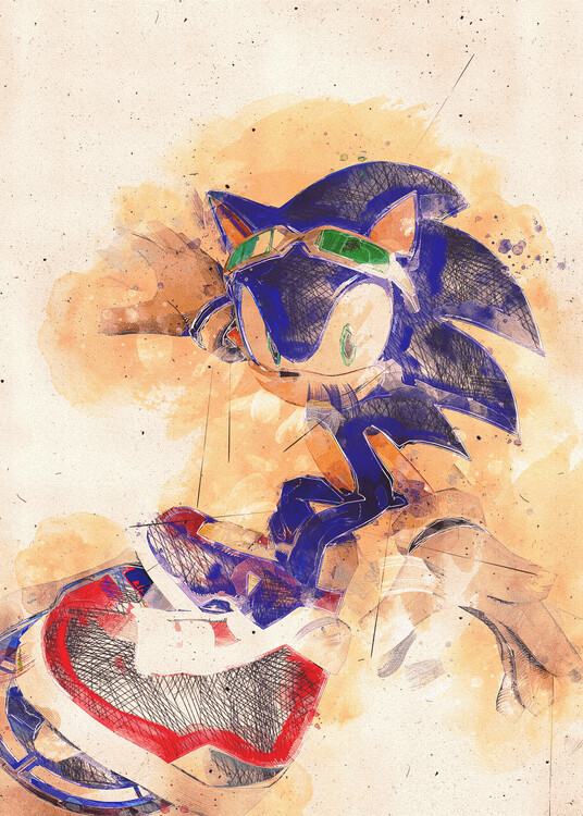 Poster Hedgehog Play Game