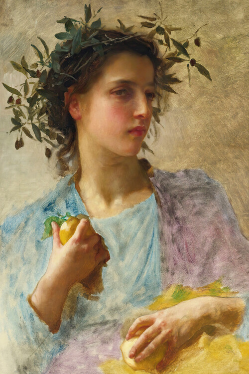 Levně Plakát, Obraz - Summer, William Bouguereau, 26.7 × 40 cm
