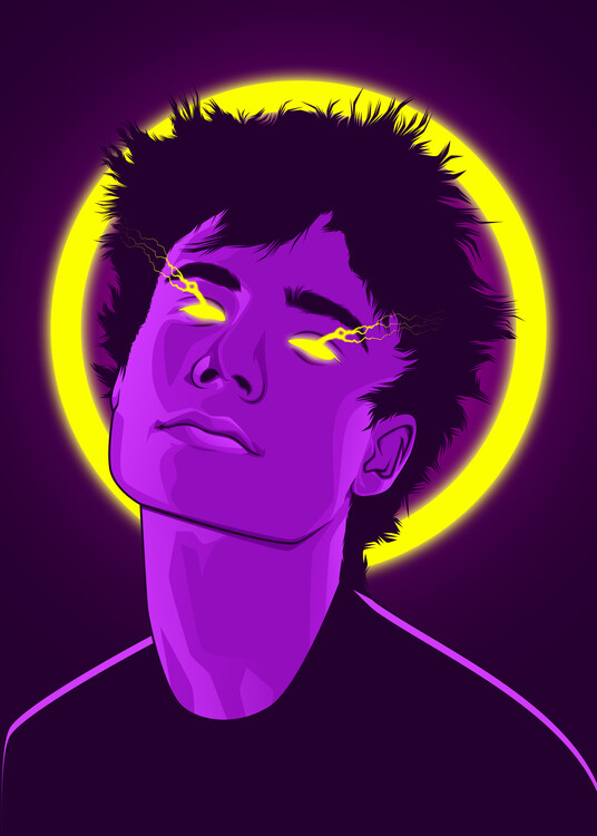 Poster Jaden Neon Musician Rapper