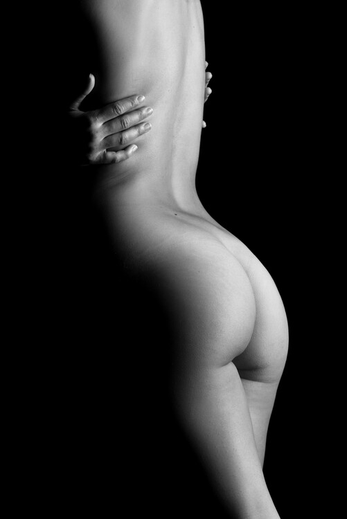 Plakát Her back