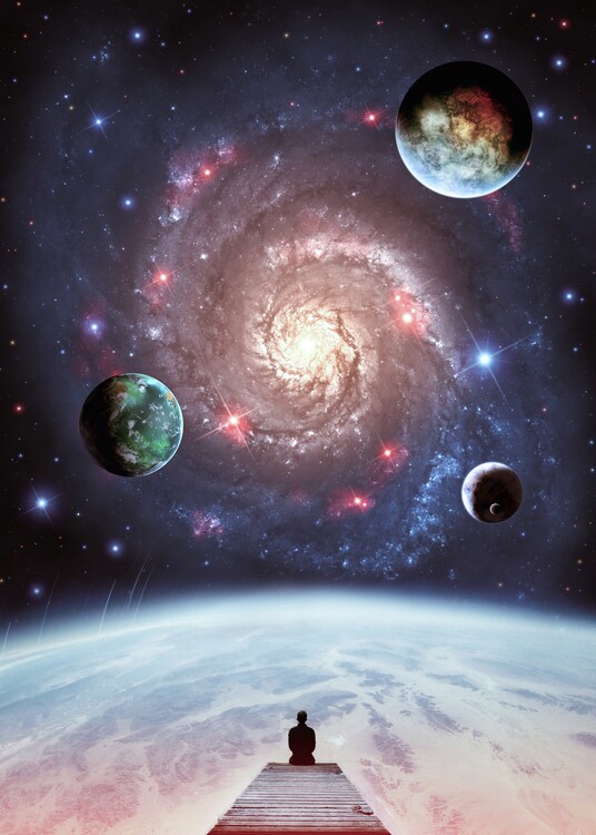 Plakat The ballet of the galaxy and the space planets
