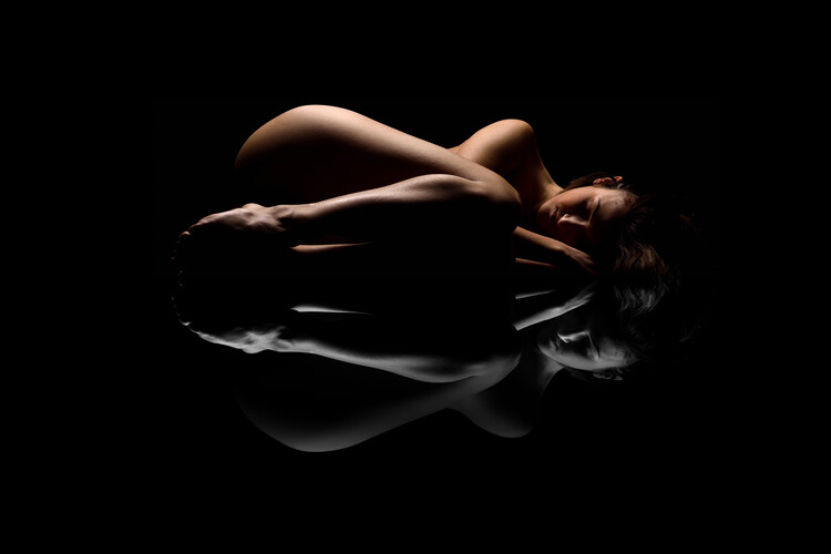 Poster Laying with reflection 6
