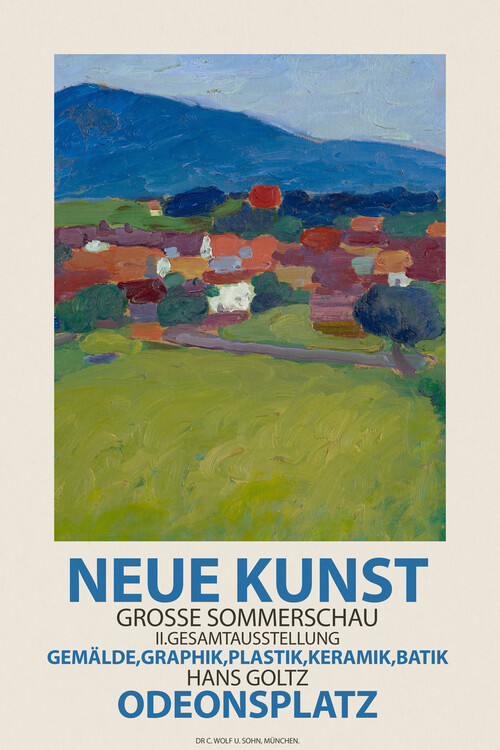 Poster The Village Of Murnau (Munich Exhibition) - Alexej von Jawlensky