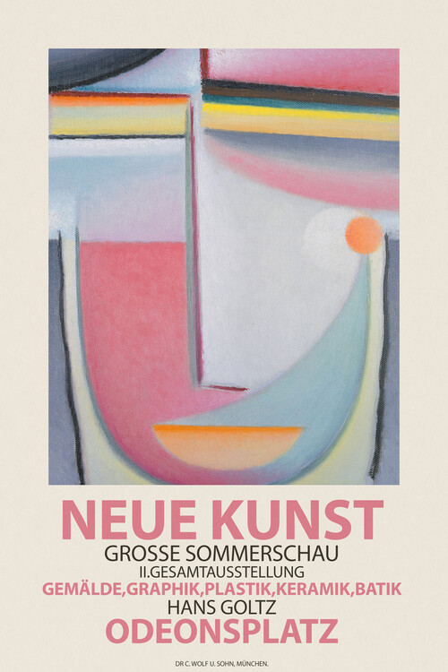 Poster Symphony in Pink (Munich Exhibition) - Alexej von Jawlensky