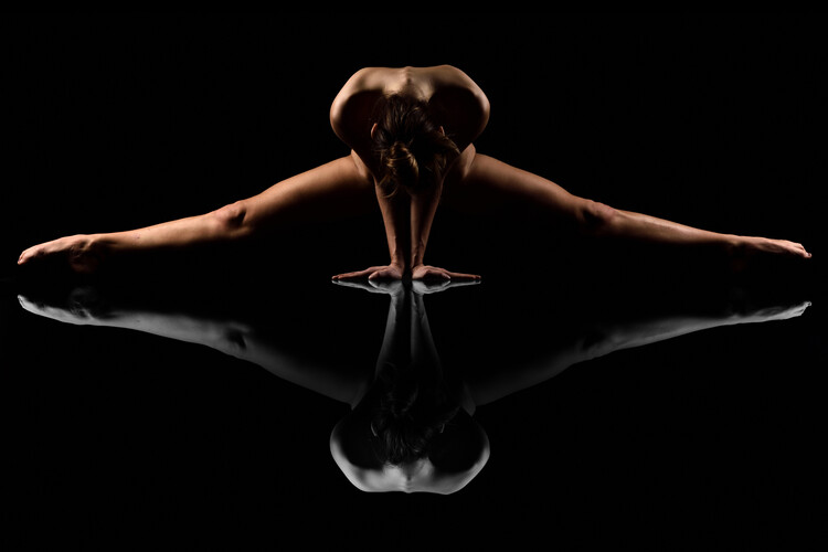 Poster Laying with reflection 15